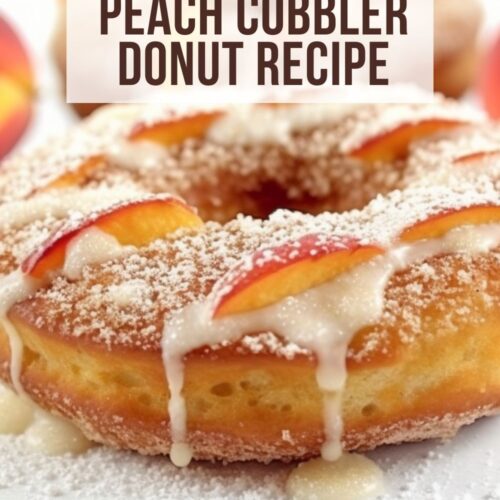 Peach Cobbler Donut Recipe