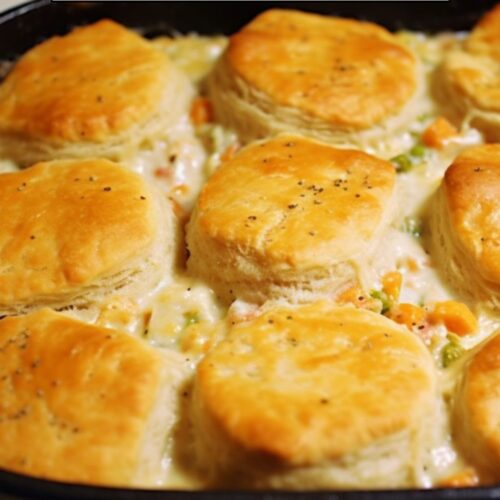Pioneer Woman Chicken Pot Pie with Biscuits