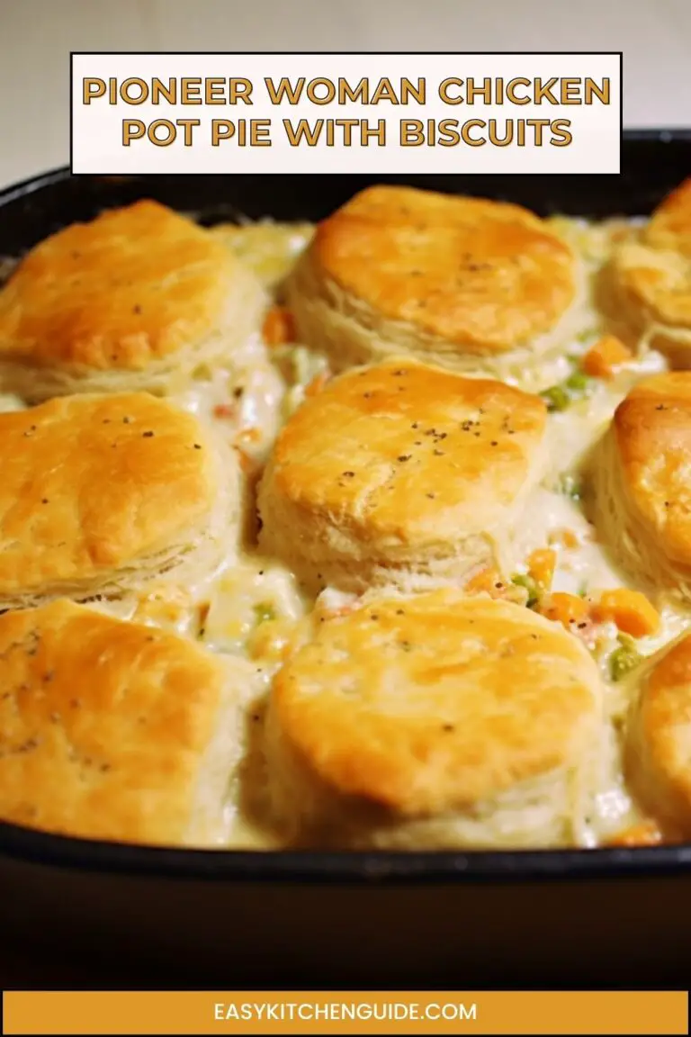 Pioneer Woman Chicken Pot Pie with Biscuits