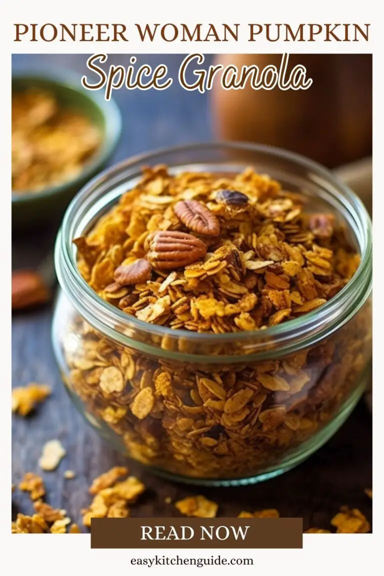 Pioneer Woman Pumpkin Spice Granola