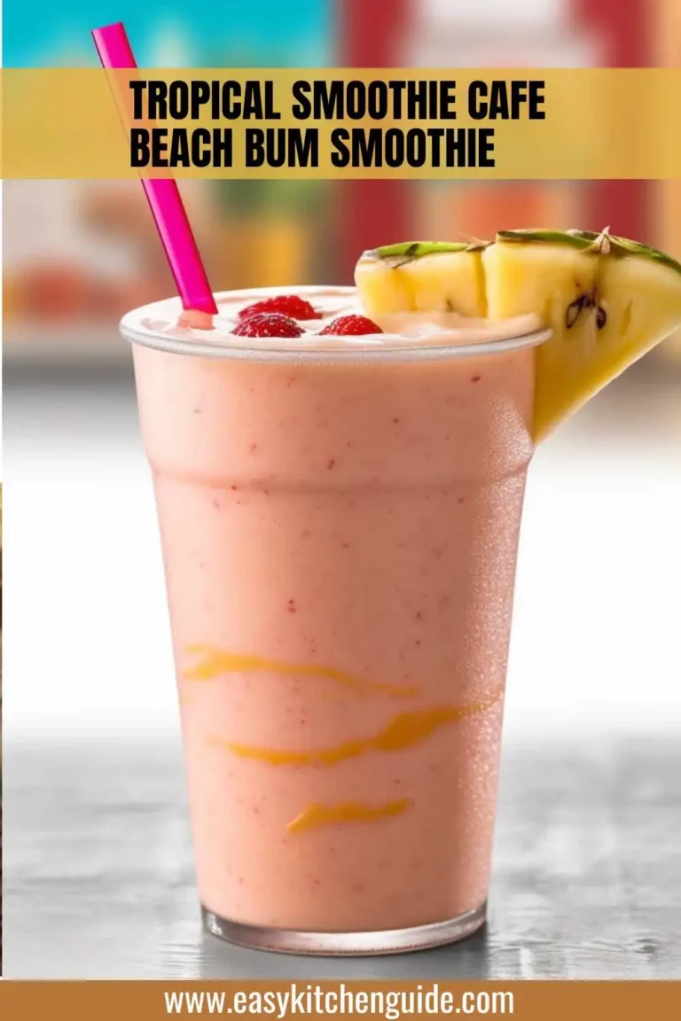 Tropical Smoothie Cafe Beach Bum Smoothie