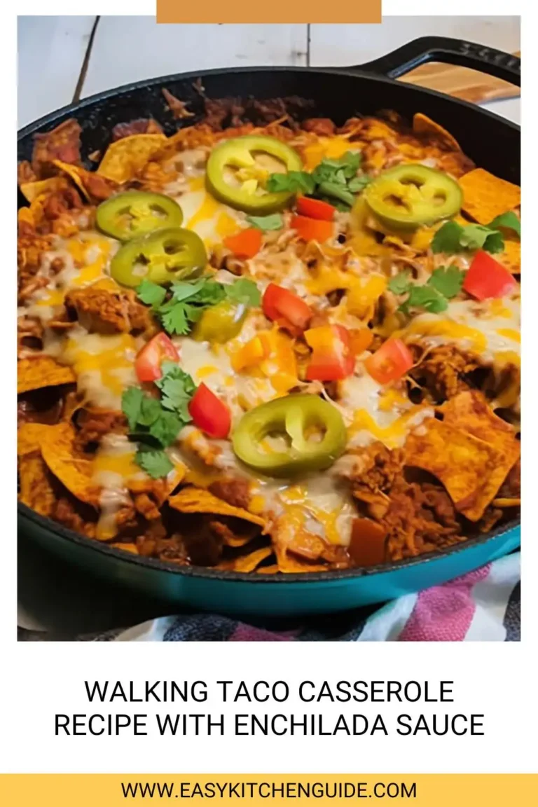 Walking Taco Casserole Recipe With Enchilada Sauce