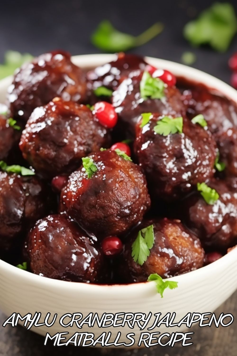 Amylu Cranberry Jalapeno Meatballs Recipe