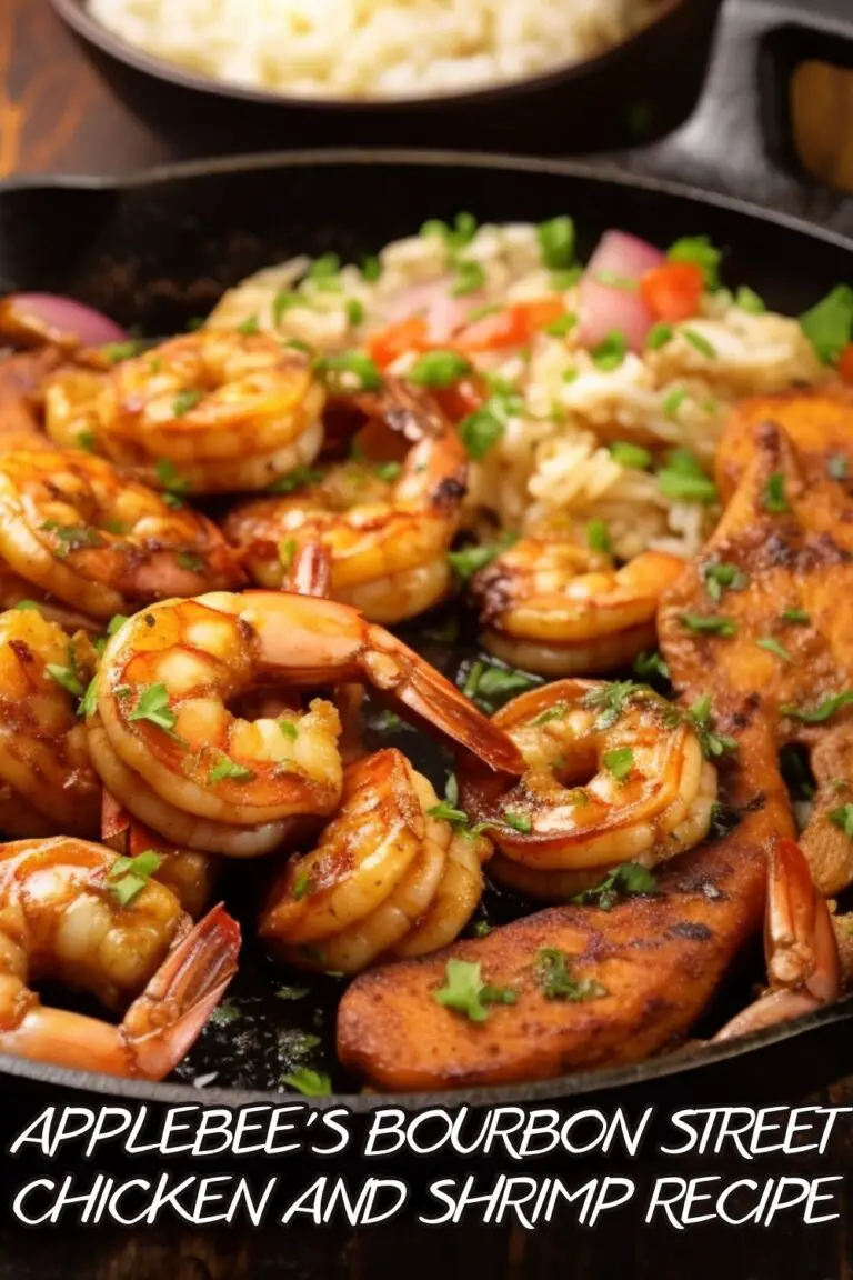 Applebee's Bourbon Street Chicken and Shrimp Recipe