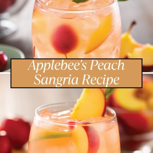 Applebee's Peach Sangria Recipe