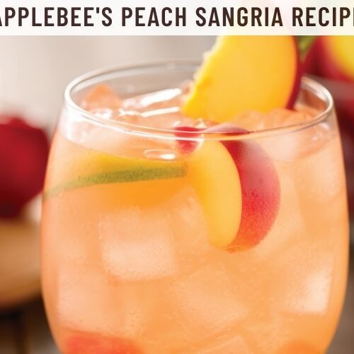 Applebee's Peach Sangria Recipe