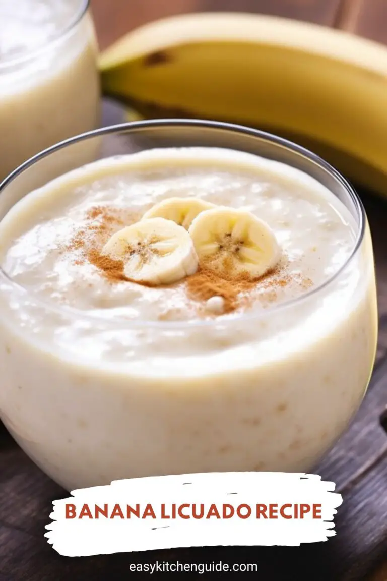 Banana Licuado Recipe