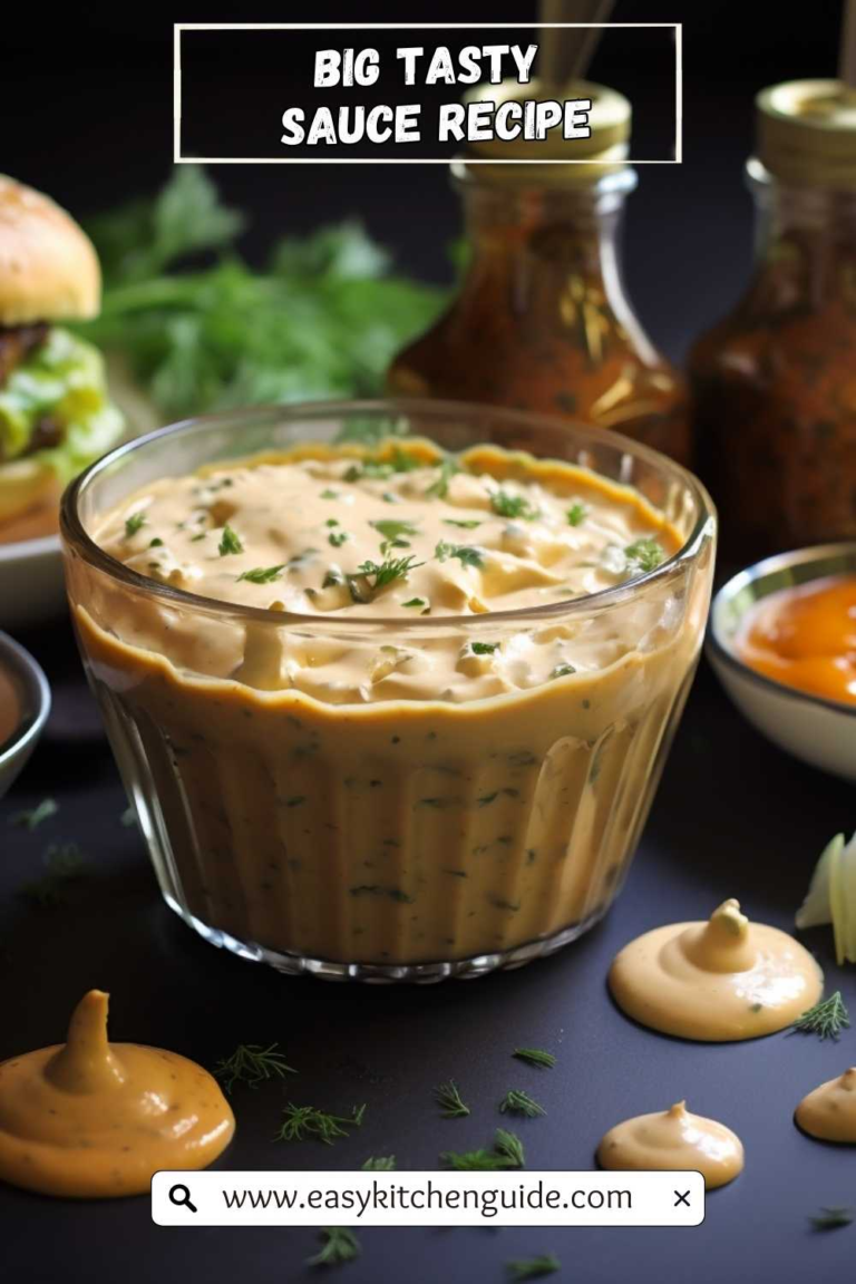 Big tasty sauce recipe