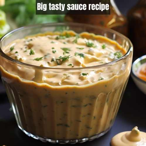 Big tasty sauce recipe