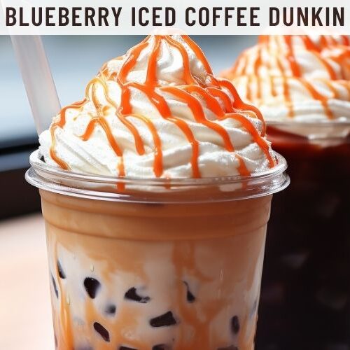 Blueberry Iced Coffee Dunkin