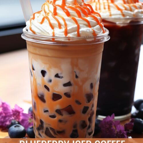 Blueberry Iced Coffee Dunkin