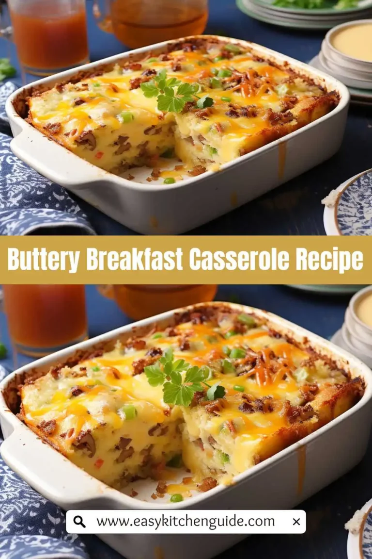 Buttery Breakfast Casserole Recipe