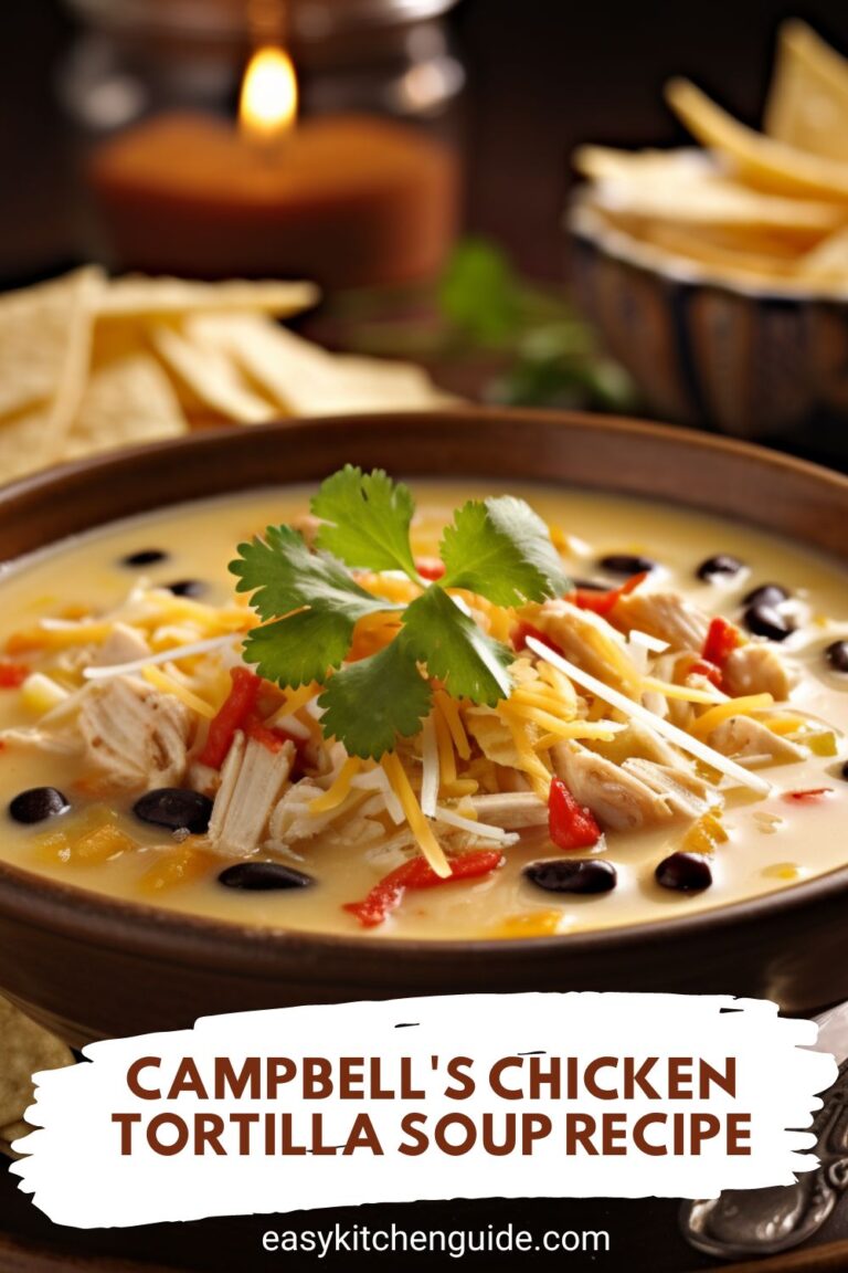 Campbell's Chicken Tortilla Soup Recipe