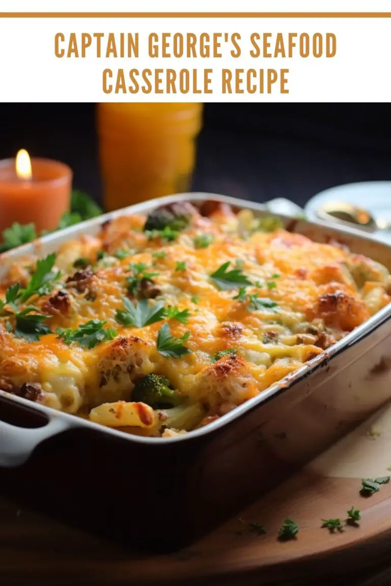 Captain George's Seafood Casserole Recipe