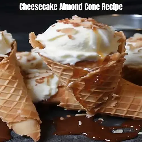 Cheesecake Almond Cone Recipe