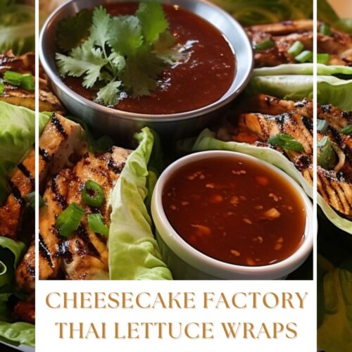 Cheesecake Factory Thai Lettuce Wraps Recipe