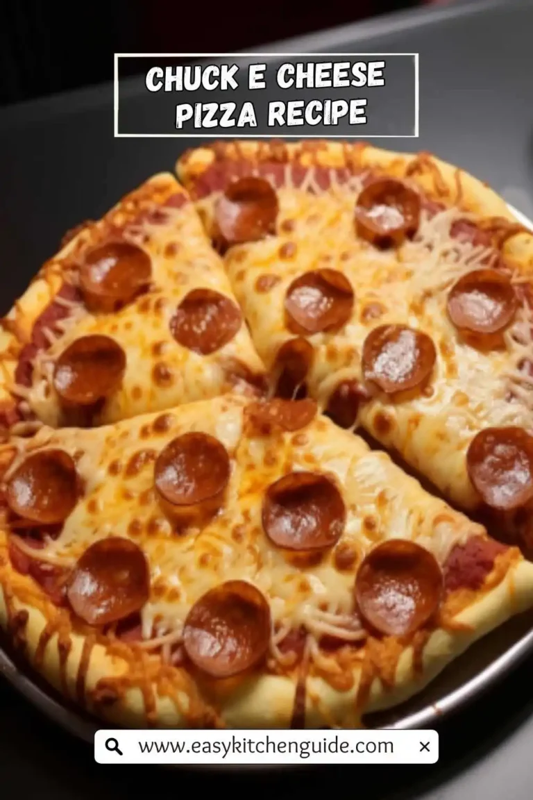 Chuck E Cheese Pizza Recipe