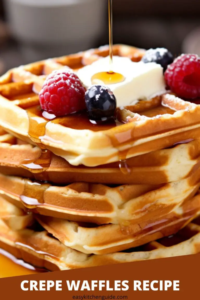 Crepe Waffles Recipe