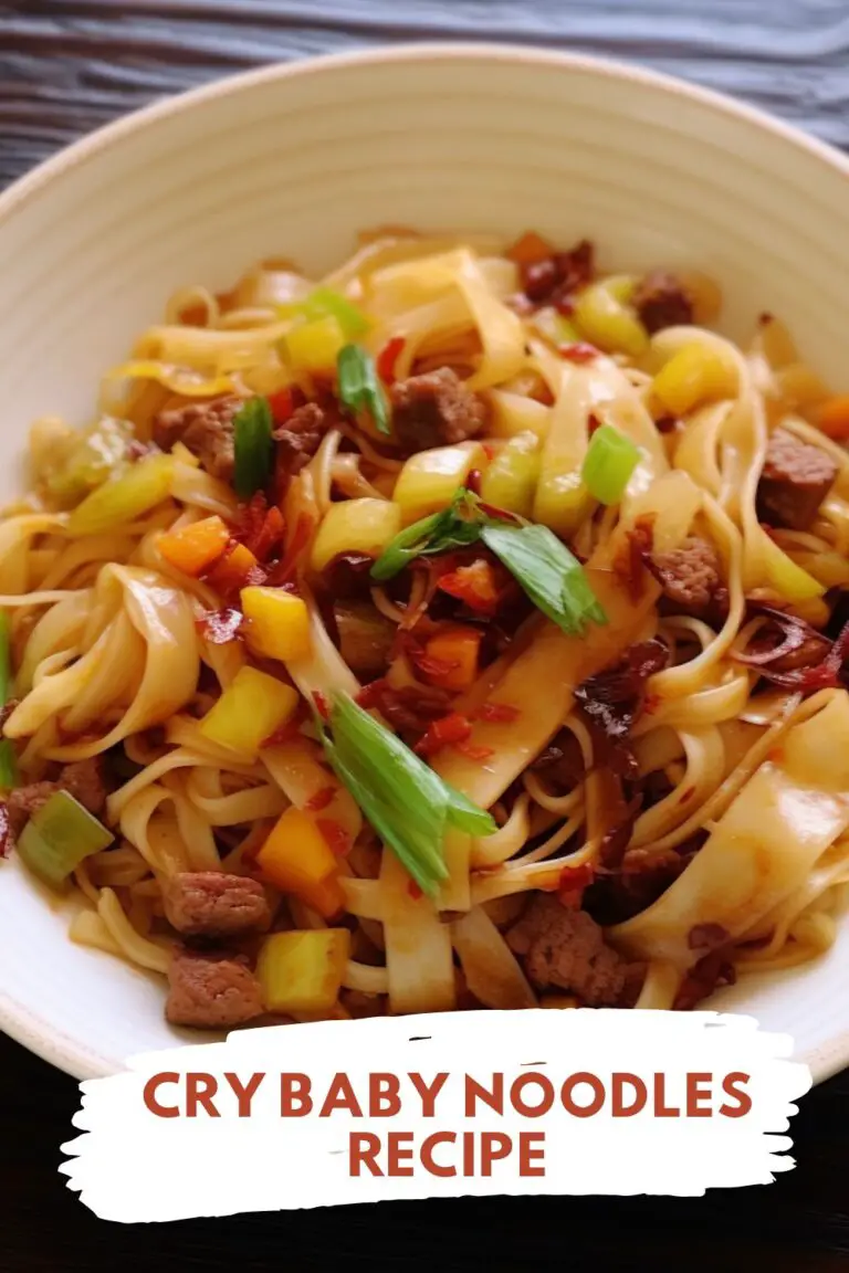 Cry Baby Noodles Recipe