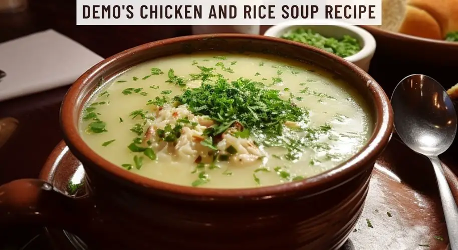 Demo's Chicken and Rice Soup Recipe