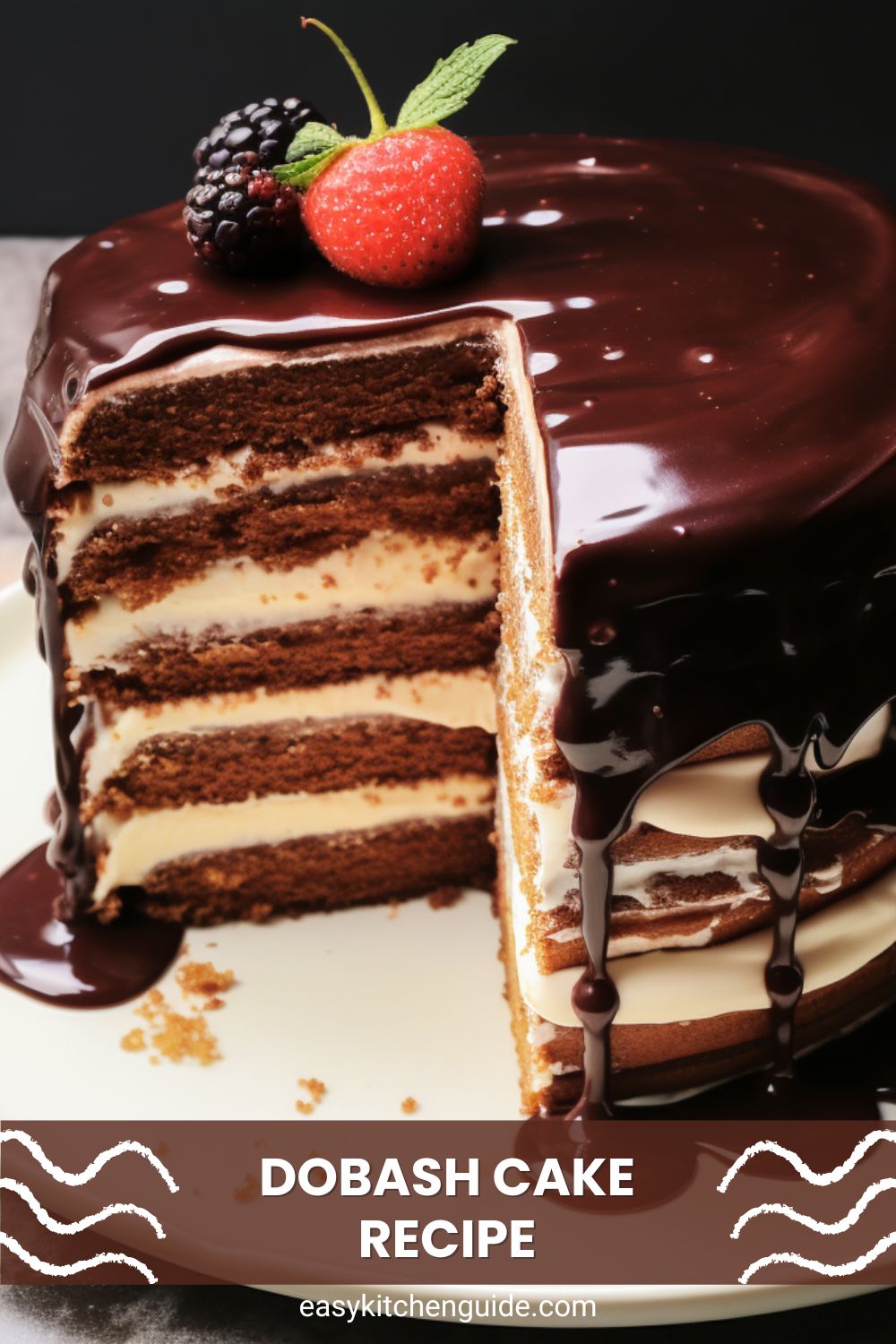 Chocolate Doberge Cake Recipe | Epicurious