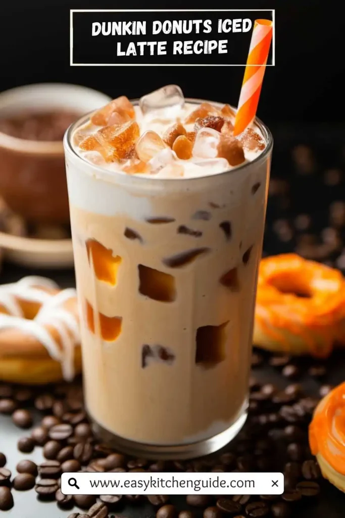 Dunkin donuts iced latte recipe