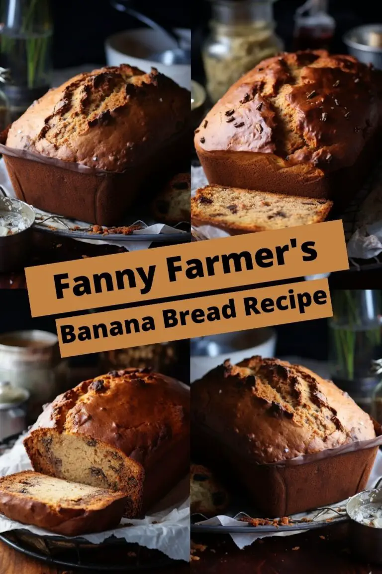 Fanny Farmer's Banana Bread Recipe