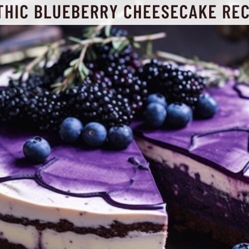 Gothic Blueberry Cheesecake Recipe
