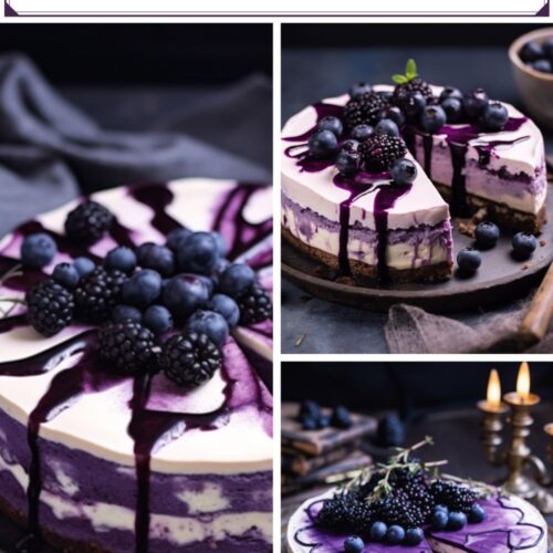 Gothic Blueberry Cheesecake Recipe