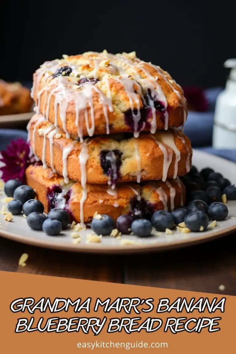 Grandma Marr's Banana Blueberry Bread Recipe