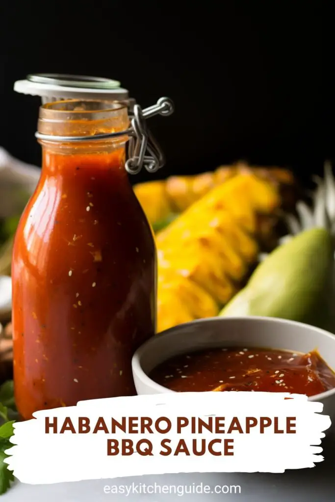 Habanero Pineapple BBQ Sauce