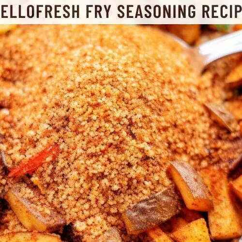 HelloFresh Fry Seasoning Recipe