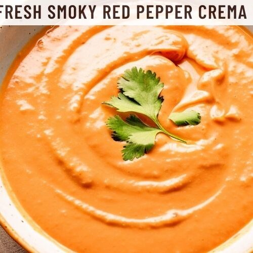 HelloFresh Smoky Red Pepper Crema Recipe