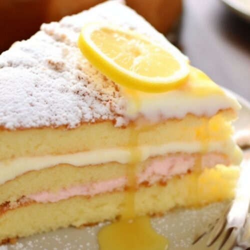 Honey Baked Ham Lemon Cream Cake Recipe