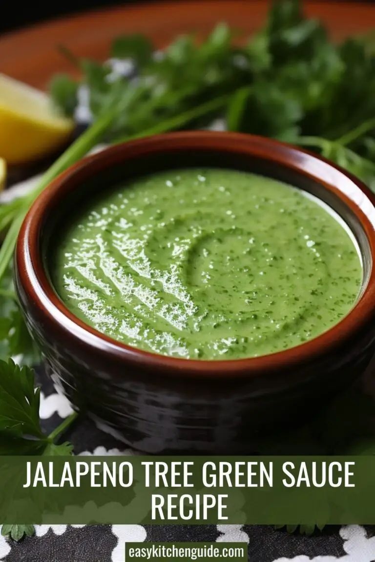 Jalapeno Tree Green Sauce Recipe