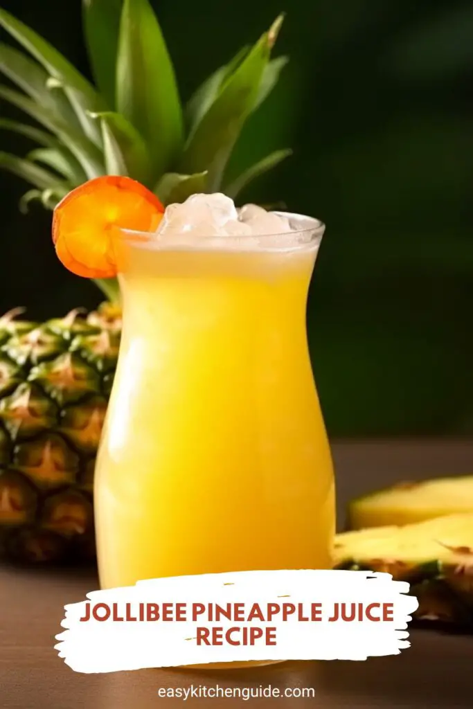 Jollibee Pineapple Juice Recipe