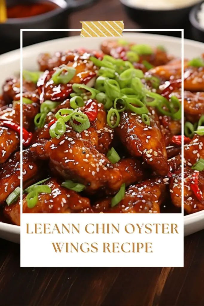 Leeann Chin Oyster Wings Recipe