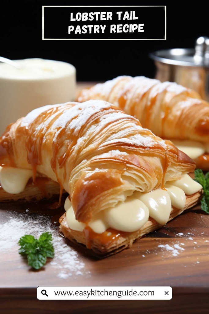 Lobster tail pastry recipe