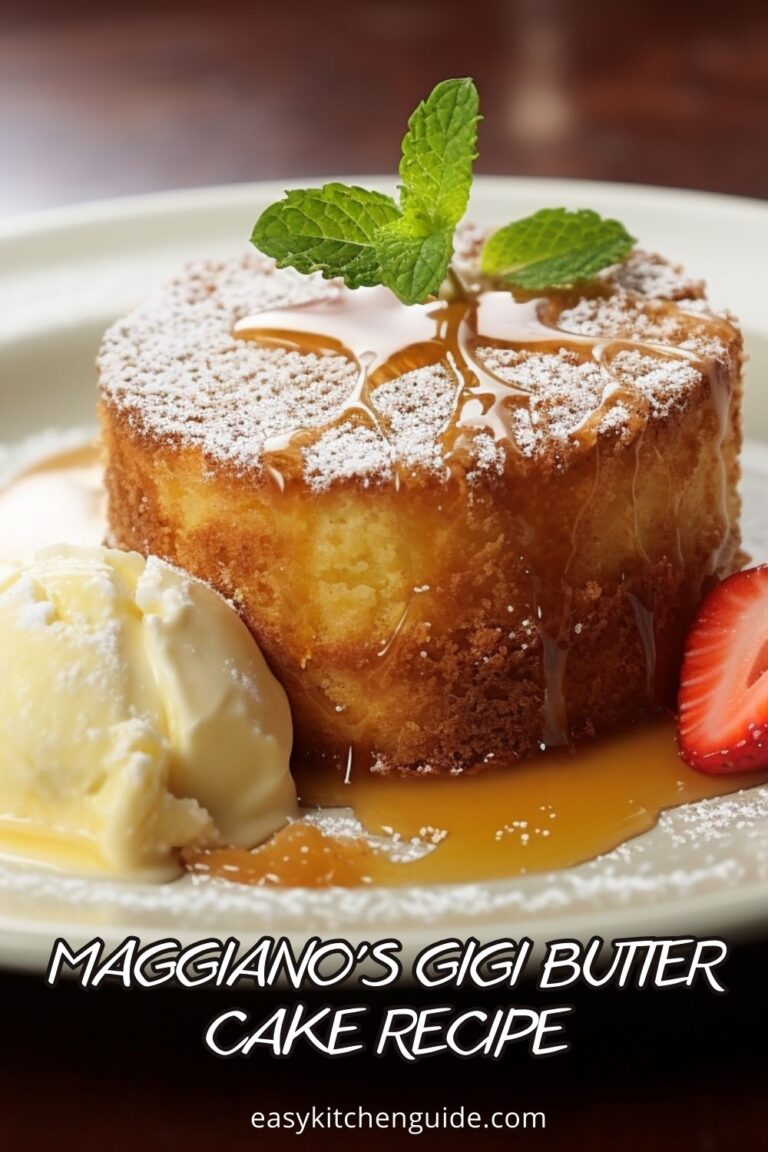 Maggiano's Gigi Butter Cake Recipe