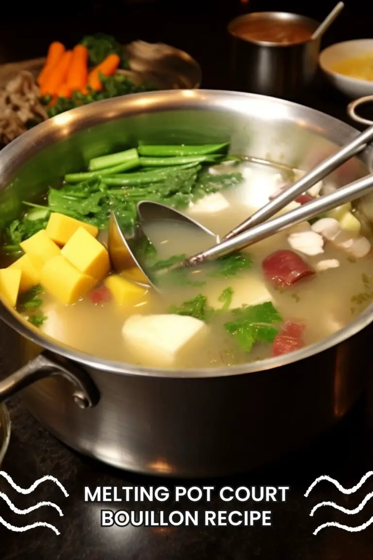 Melting Pot Court Bouillon Recipe