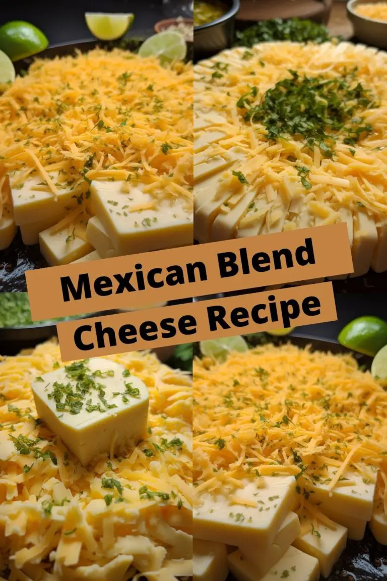 Mexican Blend Cheese Recipe