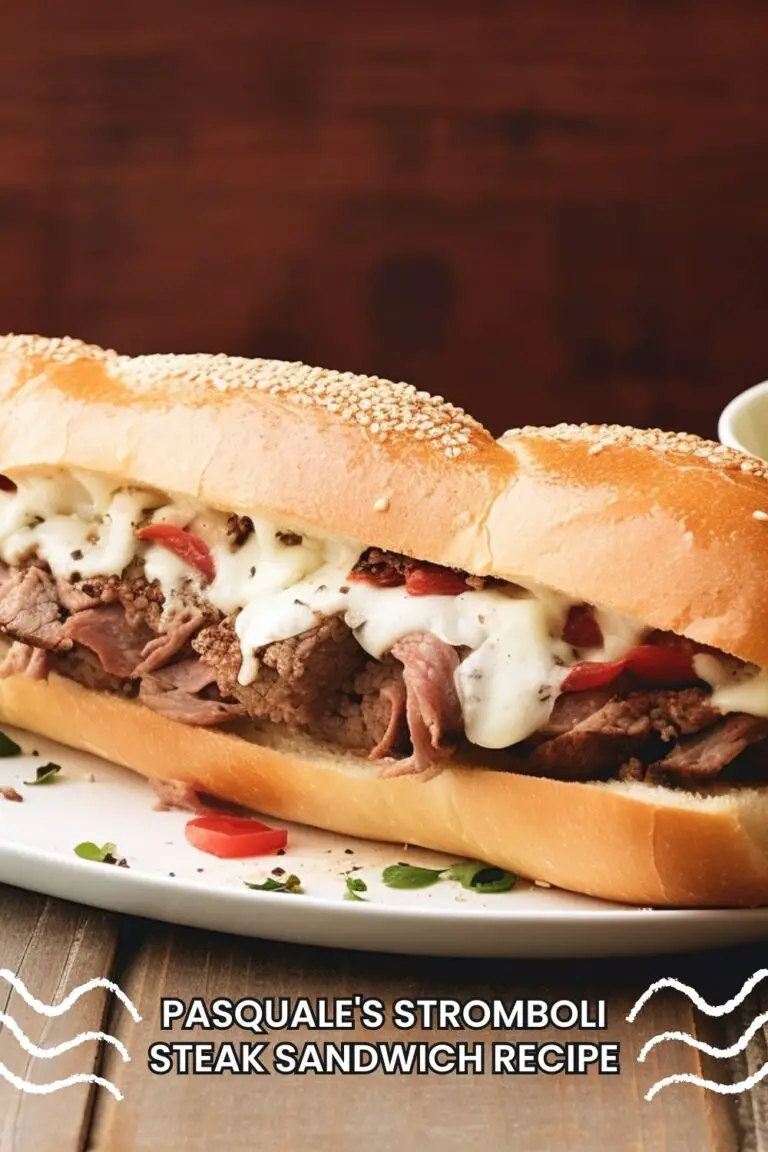 Pasquale's Stromboli Steak Sandwich Recipe