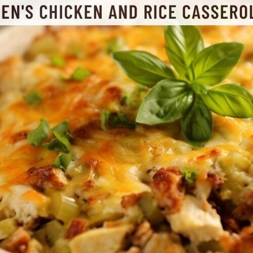 Paula Deen's Chicken and Rice Casserole Recipe