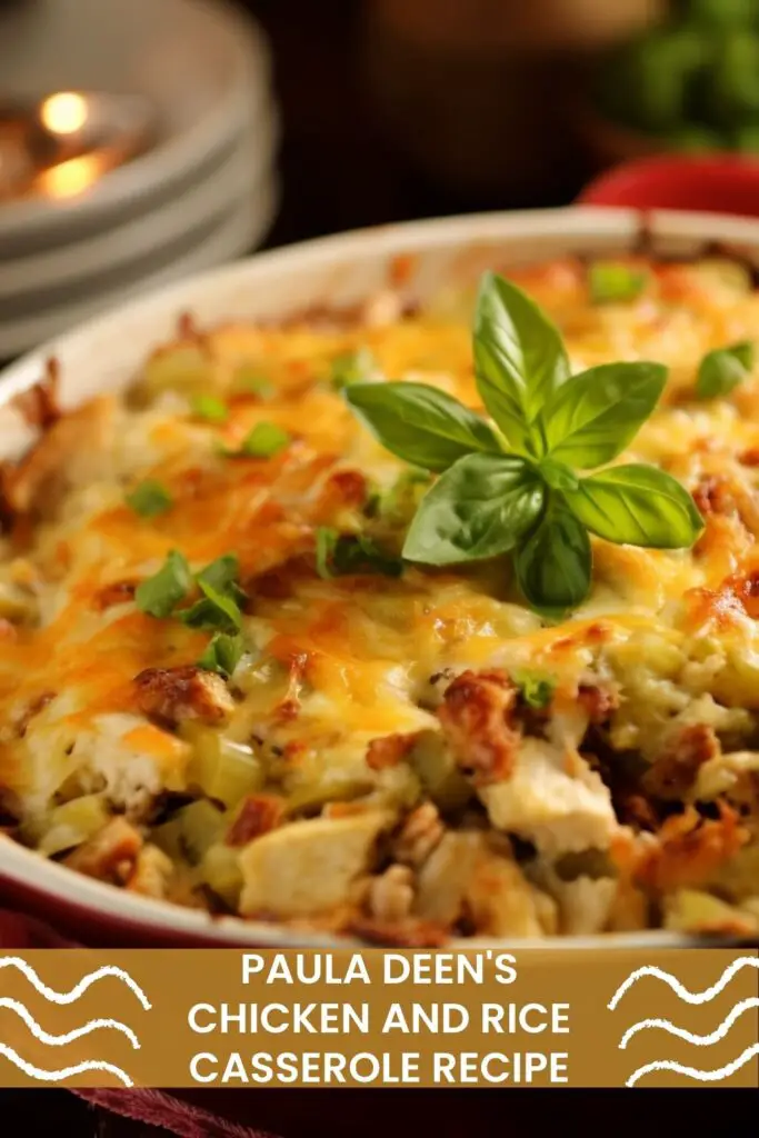 Paula Deen's Chicken and Rice Casserole Recipe