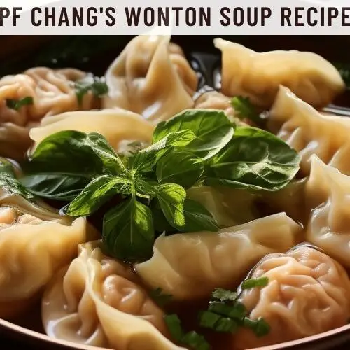 Pf Chang's Wonton Soup Recipe