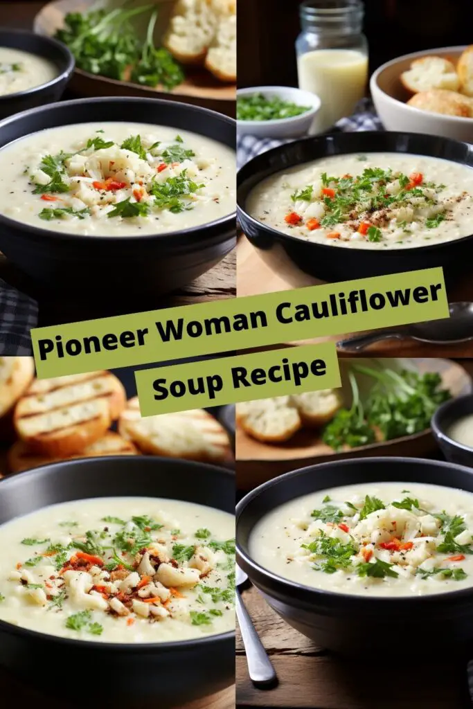Pioneer Woman Cauliflower Soup Recipe