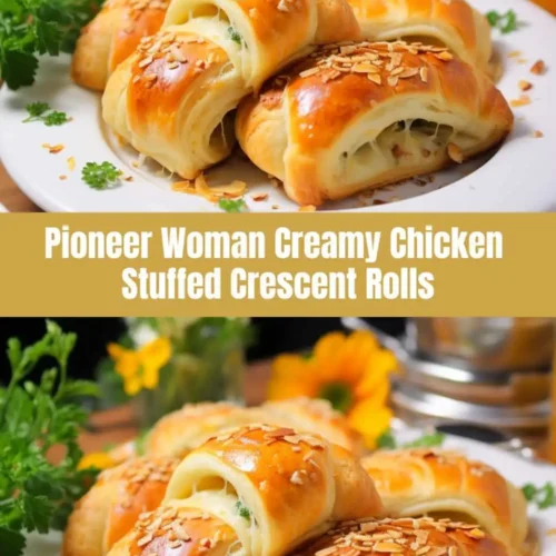 Pioneer Woman Creamy Chicken Stuffed Crescent Rolls