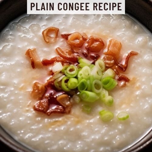 Plain Congee Recipe