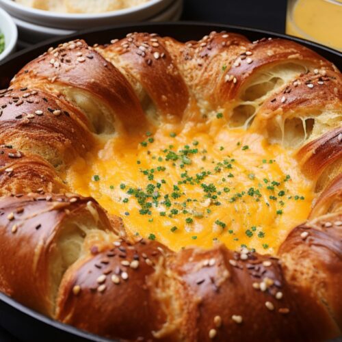 Pretzel Ring Beer Cheese Dip Recipe