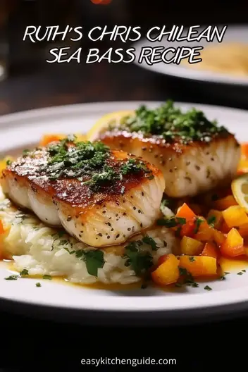 Ruth's Chris Chilean Sea Bass Recipe